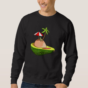Avocado Island For A Avocado Vegetarian Vacationer Sweatshirt