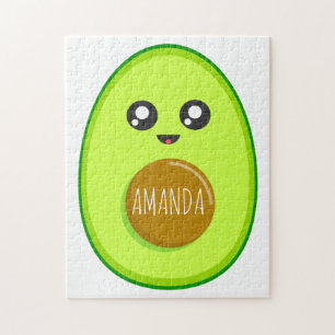 Avocado jigsaw puzzle, Cute avocado, Avocado loves Puzzle