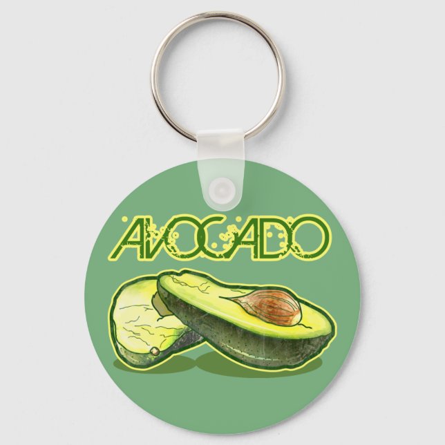 Avocado Key Ring (Front)