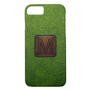 Avocado Leather Look Monogram iPhone 8/7 Case
