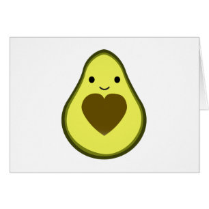 Avocado Love Cute Avocado with a heart Pit