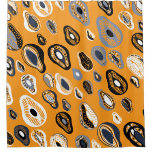 Avocado Love: Organic Vintage Style Shower Curtain