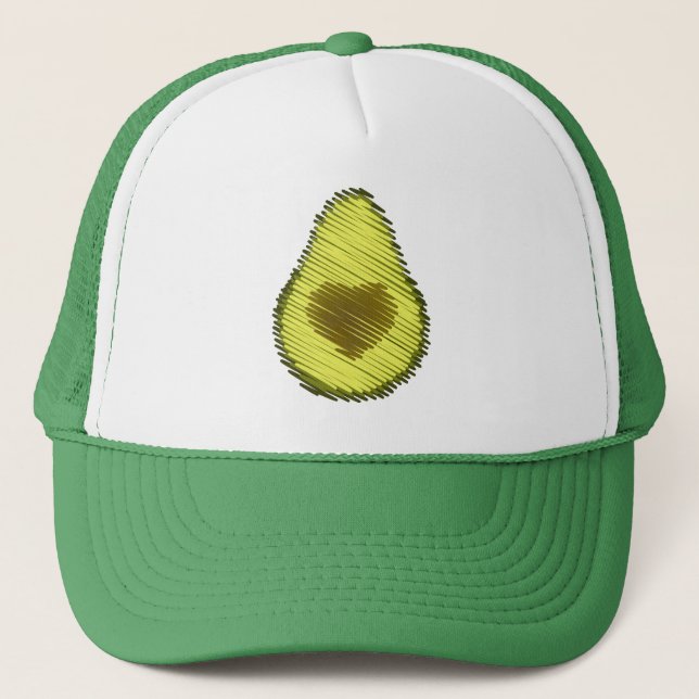 Avocado Love Sketch Hat (Front)