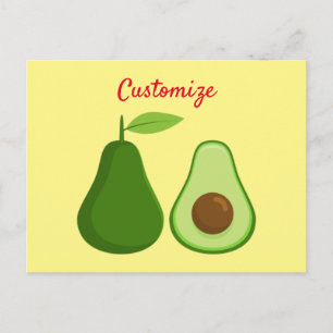 Avocado Lover Design Thunder_Cove Postcard