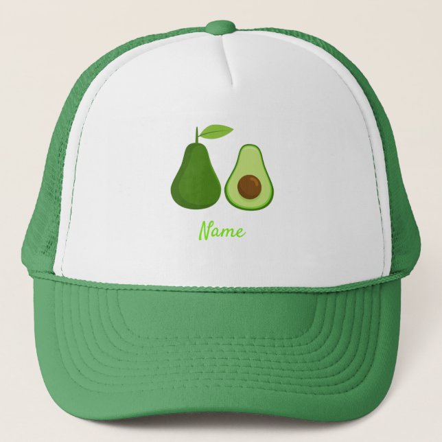 Avocado Lover Design Thunder_Cove Trucker Hat (Front)