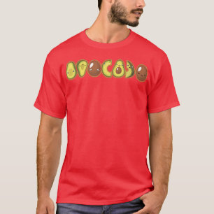 Avocado Lover Guac Guacamole Keto Ketogenic Fruit T-Shirt