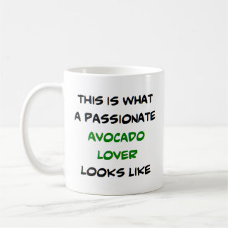 avocado lover, passionate coffee mug
