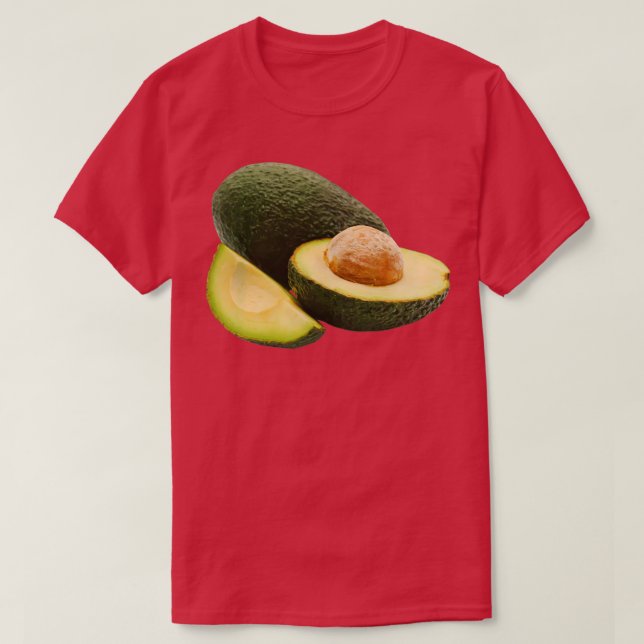 avocado lovers real image fruit 2 T-Shirt (Design Front)