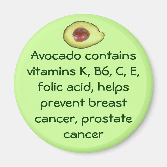 Avocado magnet (Front)