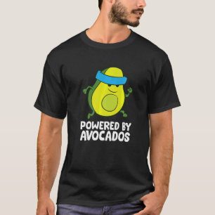 Avocado Marathon Running Avocado Powered By Avocad T-Shirt