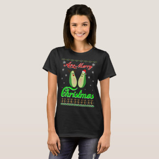 Avocado Merry Christmas T-Shirt