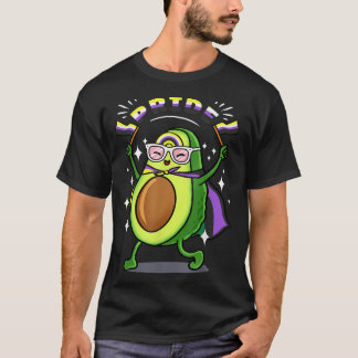 Avocado Nonbinary Pride T-Shirt