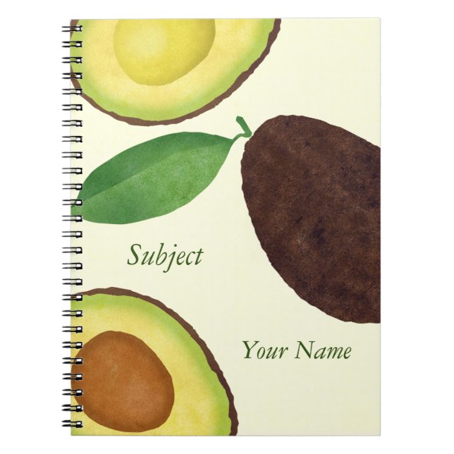 Avocado Notebook (Front)
