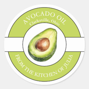 Avocado Oil Label