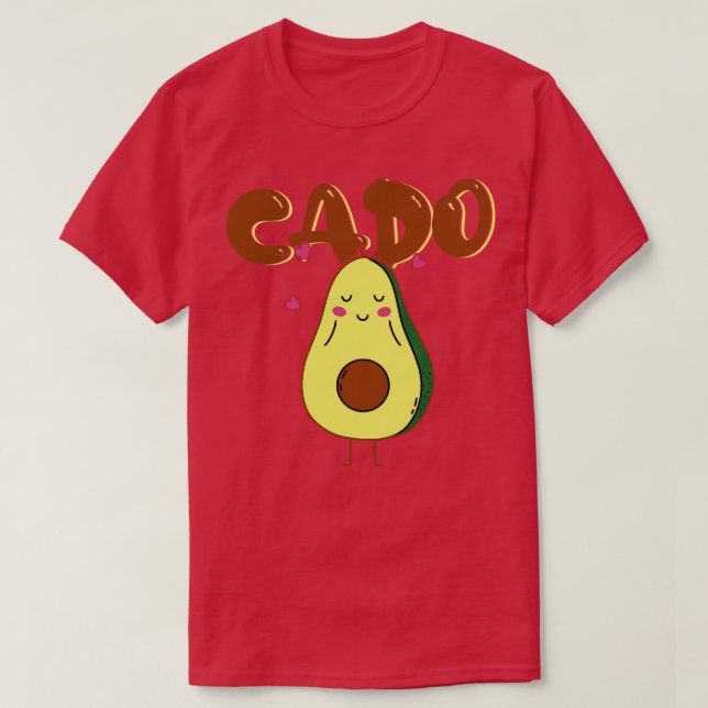 Avocado partner Vegan for outfit men women 6 T-Shirt (Design Front)