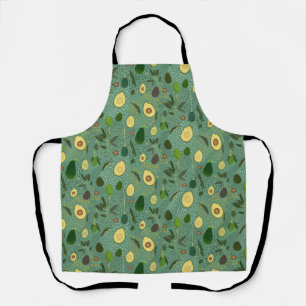 Avocado Party Pattern Apron