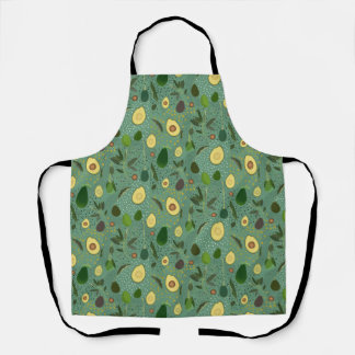 Avocado Party Pattern Apron