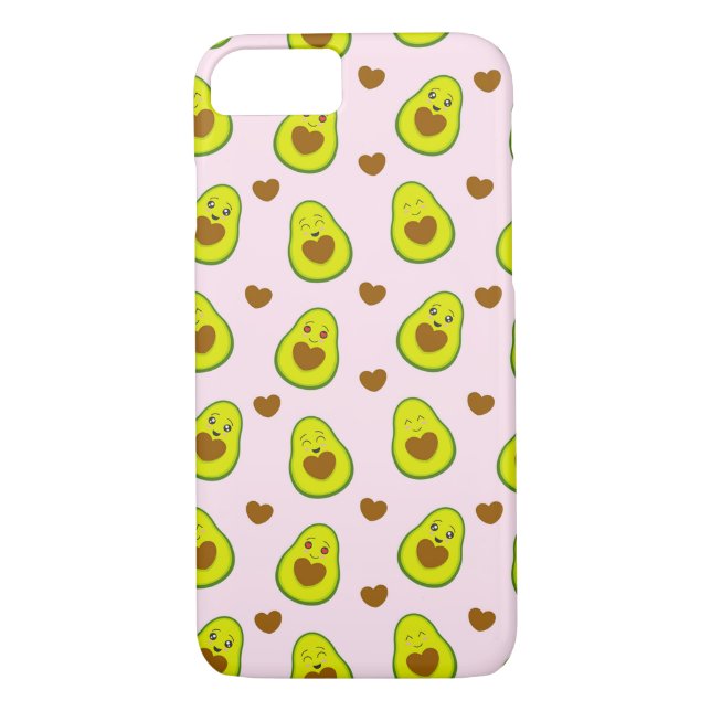 Avocado Pattern Case-Mate iPhone Case (Back)