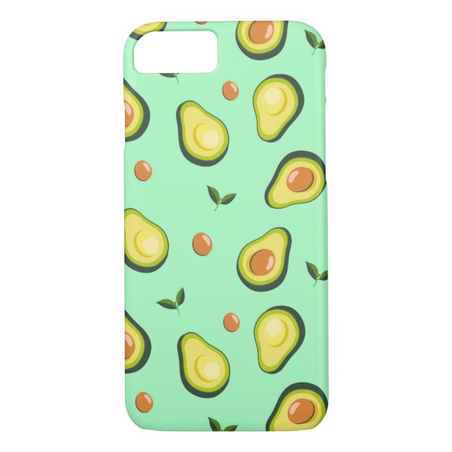 Avocado Pattern Case-Mate iPhone Case (Back)