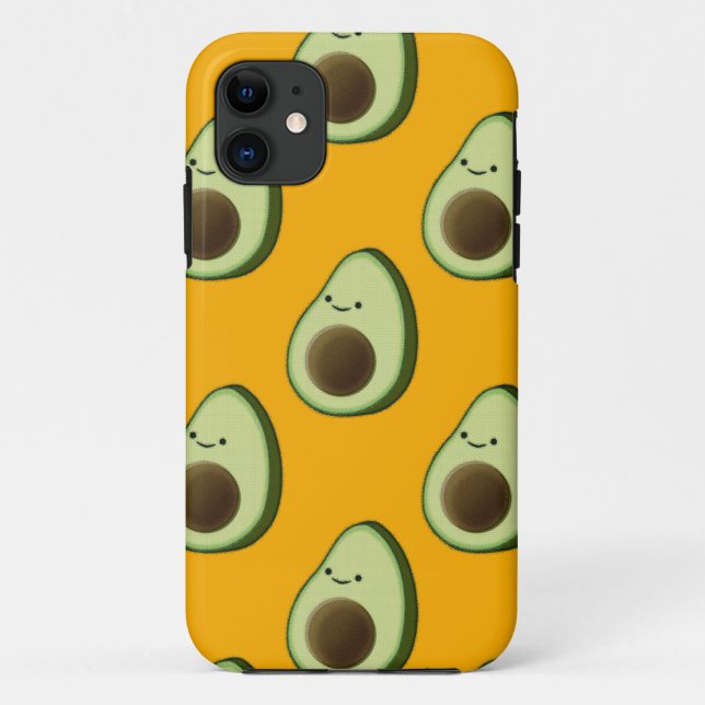 Avocado Pattern Case-Mate iPhone Case (Back)