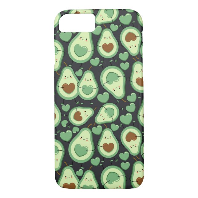 Avocado Pattern Case-Mate iPhone Case (Back)