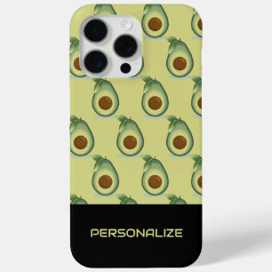 Avocado Pattern iPhone 15 Pro Max Case
