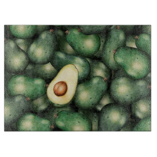 Avocado Pattern Cutting Board