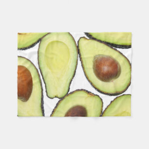 Avocado Pattern Fleece Blanket