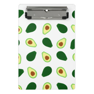 Avocado Pattern Print Mini Clipboard