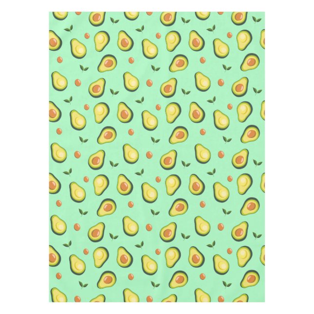 Avocado Pattern Tablecloth (Front)