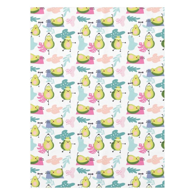 Avocado Pattern Tablecloth (Front)
