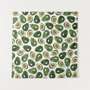 Avocado pattern tapestry