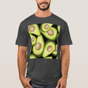 Avocado patternA gift for avocado lovers and vegan T-Shirt