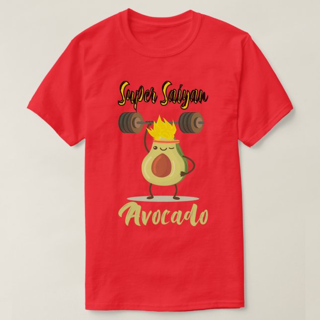 Avocado plush funny fruit T-Shirt (Design Front)