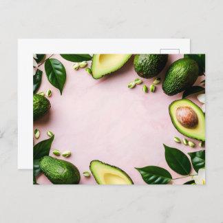 Avocado, Postcrossing Postcard