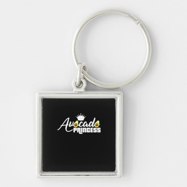 Avocado Princess Key Ring (Front)