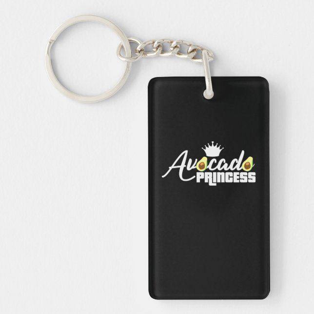 Avocado Princess Key Ring (Front)