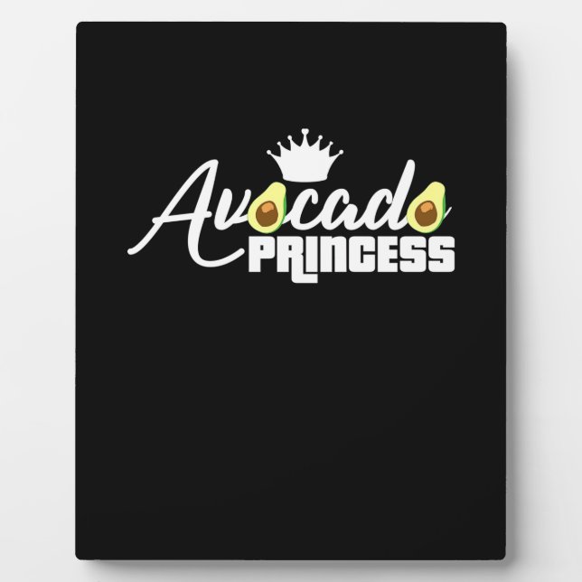 Avocado Princess Plaque (Front)