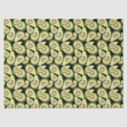 "Avocado" Print Tissue Paper
