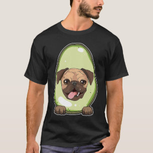 Avocado Pug Cute and T-Shirt