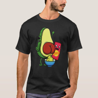 Avocado Pun Wordplay Healthy Eating Habit Vegan Ve T-Shirt