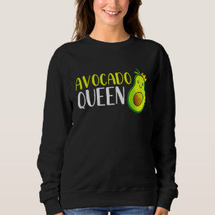 Avocado Queen Avocado Women Girls Avocado Sweatshirt