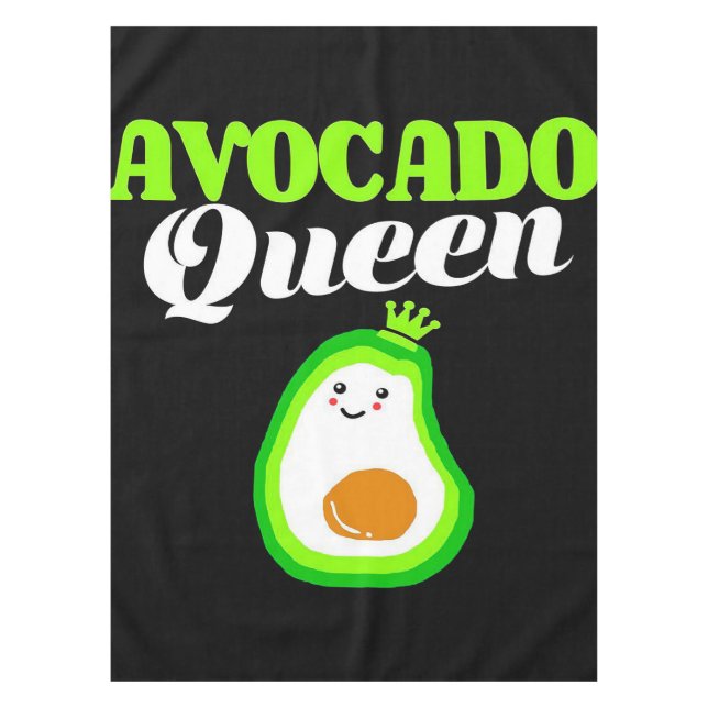 Avocado queen | family gift tablecloth (Front)