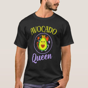 Avocado Queen Guacamole Vegan and Vegetarian T-Shirt