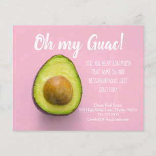 avocado referral real estate marketing sell postca flyer