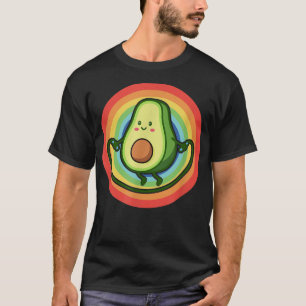 Avocado rope jumping fitness T-Shirt