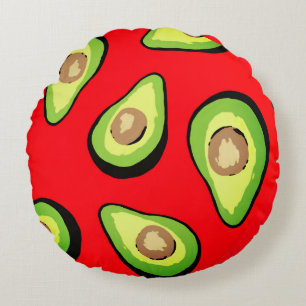 Avocado Round Cushion