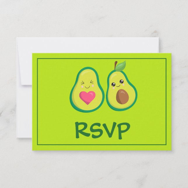 Avocado RSVP Card (Front)