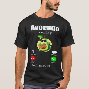 Avocado Salad Lifestyle Fitness Vegan T-Shirt