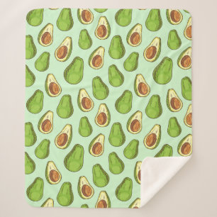 Avocado Sherpa Blanket